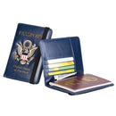 LT101 Multi-Card Passport Holder Anti-Magnetic Bank Card Holder(Black)