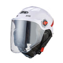 BYB W-266 Four Seasons Men And Women Universal Helmet Electric Motorcycle Anti-Fog Keep Warm Protective Cap, Specification: Transparent Lens(White)