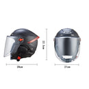 BYB W-266 Four Seasons Men And Women Universal Helmet Electric Motorcycle Anti-Fog Keep Warm Protective Cap, Specification: Transparent Lens(Pink)