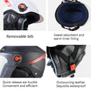 BYB W-266 Four Seasons Men And Women Universal Helmet Electric Motorcycle Anti-Fog Keep Warm Protective Cap, Specification: Transparent Lens(Yellow)