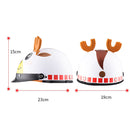 BYB 810 Children Cartoon Electric Motorcycle Helmet, Specification: Tea Color Short Lens(Summer Tiger)