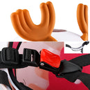 BYB 810 Children Cartoon Electric Motorcycle Helmet, Specification: Tea Color Short Lens(Summer Pig)