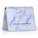 3 PCS CPVC1004 Marble Pattern Card Holder ID Card Case PU Protective Case(Violet)