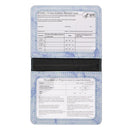 3 PCS CPVC1004 Marble Pattern Card Holder ID Card Case PU Protective Case(Violet)