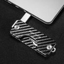 New Bring Mini Key Storage Key Bag Male Car Multi-Function Key Clip Buckle(Carbon Fiber)