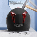 BYB X-335 Sunscreen Riding Electric Motorcycle Helmet, Specification: Colorful Long Lens(Red)