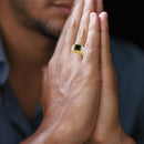 5 PCS 18K Gold Cross Ring Thorns Crown Diamond Ring For Men, Size: 8