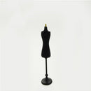 3 PCS 1:12 Doll House Accessories Scene Model Shooting Set Miniature Simulation Mannequin(Black)
