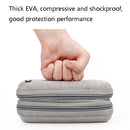 Baona BN-F027 Double-Layer Mobile Hard Disk Storage Bag EVA Hard Shell Hard Disk Protective Cover(Gray)