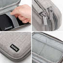 Baona BN-F027 Double-Layer Mobile Hard Disk Storage Bag EVA Hard Shell Hard Disk Protective Cover(Black)