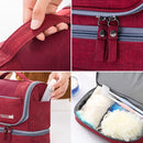 RH523 Travel Makeup Storage Bag Large-Capacity Waterproof Anti-Mildew Dry And Wet Separation Package Portable Hook Wash Bag(Grey)