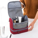 RH523 Travel Makeup Storage Bag Large-Capacity Waterproof Anti-Mildew Dry And Wet Separation Package Portable Hook Wash Bag(Grey)