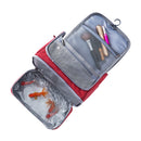 RH523 Travel Makeup Storage Bag Large-Capacity Waterproof Anti-Mildew Dry And Wet Separation Package Portable Hook Wash Bag(Grey)