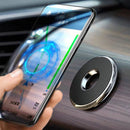 4 PCS Q6 Car Magnetic Mobile Phone Holder Round Car Dashboard Navigation Bracket(Black)