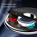 4 PCS Q6 Car Magnetic Mobile Phone Holder Round Car Dashboard Navigation Bracket(Black)