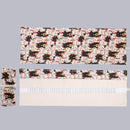 72 Holes Handmade Canvas Pen Curtain Large-Capacity Pencil Case For Boys And Girls Color Pencil Sketch Stationery Box(Lucky Cat)
