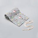72 Holes Handmade Canvas Pen Curtain Large-Capacity Pencil Case For Boys And Girls Color Pencil Sketch Stationery Box(Gray Cow)