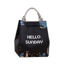 3 PCS Thickened Portable Heat Preservation And Fresh-Keeping Lunch Bag Outdoor Picnic Heat Preservation Bag(Big Eyes Rabbit)