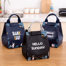 3 PCS Thickened Portable Heat Preservation And Fresh-Keeping Lunch Bag Outdoor Picnic Heat Preservation Bag(Little Fox)