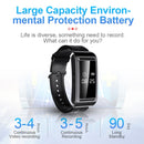 D6 Outdoor Smart Long Standby Sports Bracelet Support HD Noise Reduction Recording/Video, Capacity: 128GB(Black + OTG)
