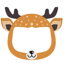 10 PCS KZ-20037 Cartoon Pattern Children PET Anti-Droplet Anti-Splash Protective Face Shield(Christmas Deer)