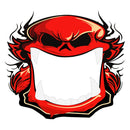 10 PCS KZ-20037 Cartoon Pattern Children PET Anti-Droplet Anti-Splash Protective Face Shield(Skull)