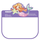 10 PCS KZ-20037 Cartoon Pattern Children PET Anti-Droplet Anti-Splash Protective Face Shield(Mermaid)
