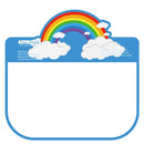 10 PCS KZ-20037 Cartoon Pattern Children PET Anti-Droplet Anti-Splash Protective Face Shield(Rainbow)