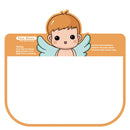 10 PCS KZ-20037 Cartoon Pattern Children PET Anti-Droplet Anti-Splash Protective Face Shield(Male Angel)
