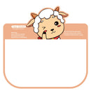 10 PCS KZ-20037 Cartoon Pattern Children PET Anti-Droplet Anti-Splash Protective Face Shield(Lamb)