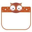 10 PCS KZ-20037 Cartoon Pattern Children PET Anti-Droplet Anti-Splash Protective Face Shield(Brown Owl)