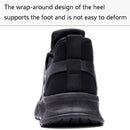 XKDF Flying Weaving Comfortable Male Sports Shoes Spring Soft Sole Men Running Shoes, Size: 39(Black)