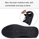 XKDF Flying Weaving Comfortable Male Sports Shoes Spring Soft Sole Men Running Shoes, Size: 41(Black)