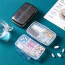 FY-8833 Detachable Medicine Storage Box Large Capacity Eight-compartment Plastic Pill Box(Red)
