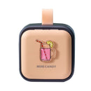 Portable Large-capacity Sealed Pill Box Cartoon Cute Week Pill Box(Lemon)
