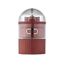 S0466 Medicine Cutter Tablet Grinding Cutter Medicine Dispensing Transparent Portable Storage Box(Red)