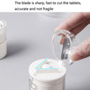 S0466 Medicine Cutter Tablet Grinding Cutter Medicine Dispensing Transparent Portable Storage Box(Red)