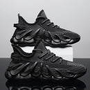 ZM-450 Men Octopus Sports Shoes Breathable Flying Wove Casual Shoes, Size: 40(Black)