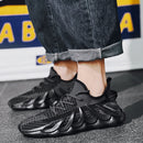 ZM-450 Men Octopus Sports Shoes Breathable Flying Wove Casual Shoes, Size: 40(Black)
