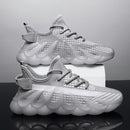 ZM-450 Men Octopus Sports Shoes Breathable Flying Wove Casual Shoes, Size: 40(Grey)