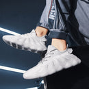 ZM-450 Men Octopus Sports Shoes Breathable Flying Wove Casual Shoes, Size: 40(Grey)