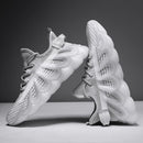 ZM-450 Men Octopus Sports Shoes Breathable Flying Wove Casual Shoes, Size: 40(Grey)