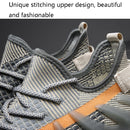 ZM-450 Men Octopus Sports Shoes Breathable Flying Wove Casual Shoes, Size: 43(Black)