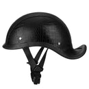 BYB CJY-116 Retro Tail Cocked Motorcycle Helmet, Size: One Size About 56-60cm(Grilled Black)