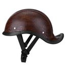 BYB CJY-116 Retro Tail Cocked Motorcycle Helmet, Size: One Size About 56-60cm(Grily Brown)