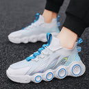 Mesh Breathable Flying Weave Men Shoes Sports Casual Shoes, Size: 41(Brandic)