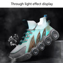 Mesh Breathable Flying Weave Men Shoes Sports Casual Shoes, Size: 41(Dark Green)