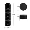 Waterproof Portable Mini Pill Box(Black)
