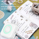 Convenient Pocket Mini Printer Student Wrong Question Thermal Bluetooth Mobile Phone Photo Data Note Printer(Pink)