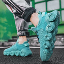 Air Fire Wheel Sole Men Shoes Flying Weave Breathable Casual Running Shoes, Size: 39(Black)